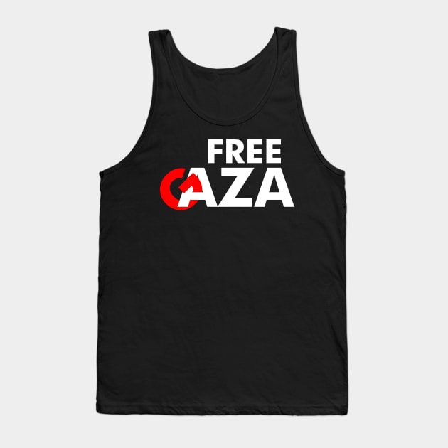 Free Gaza Free Jerusalem - Stop Killing Muslims & Palestinis Tank Top by mangobanana